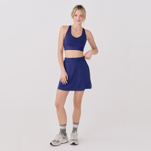 NEW- Lolé Navy Blue Skort, Size Large (waist 32) - Picture 1 of 8